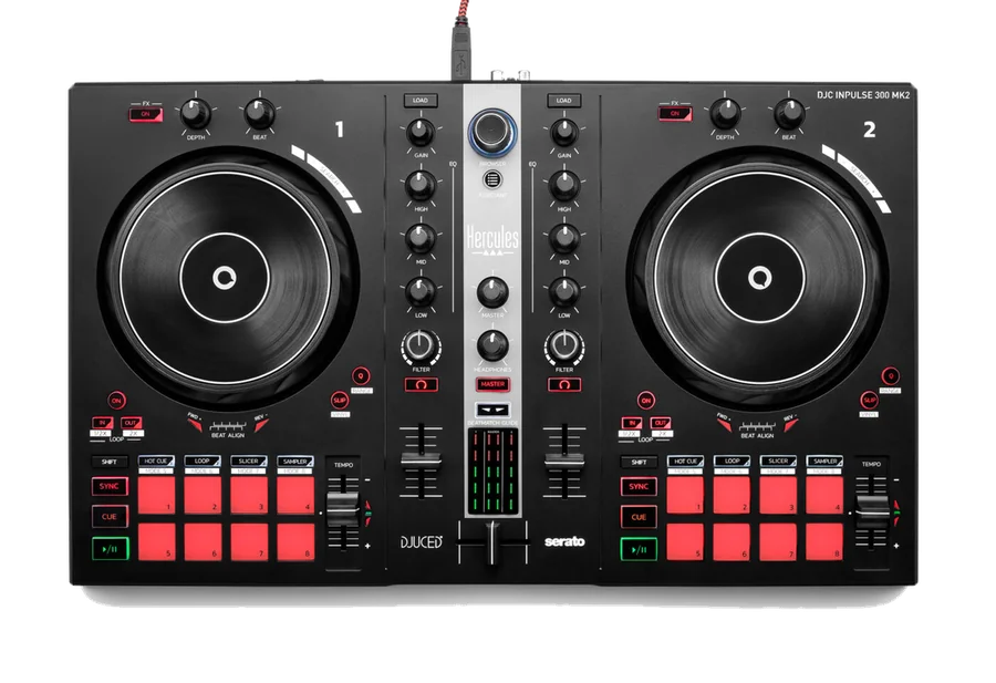 Controladora Hercules DJControl Inpulse 300 MK2 para principiantes
