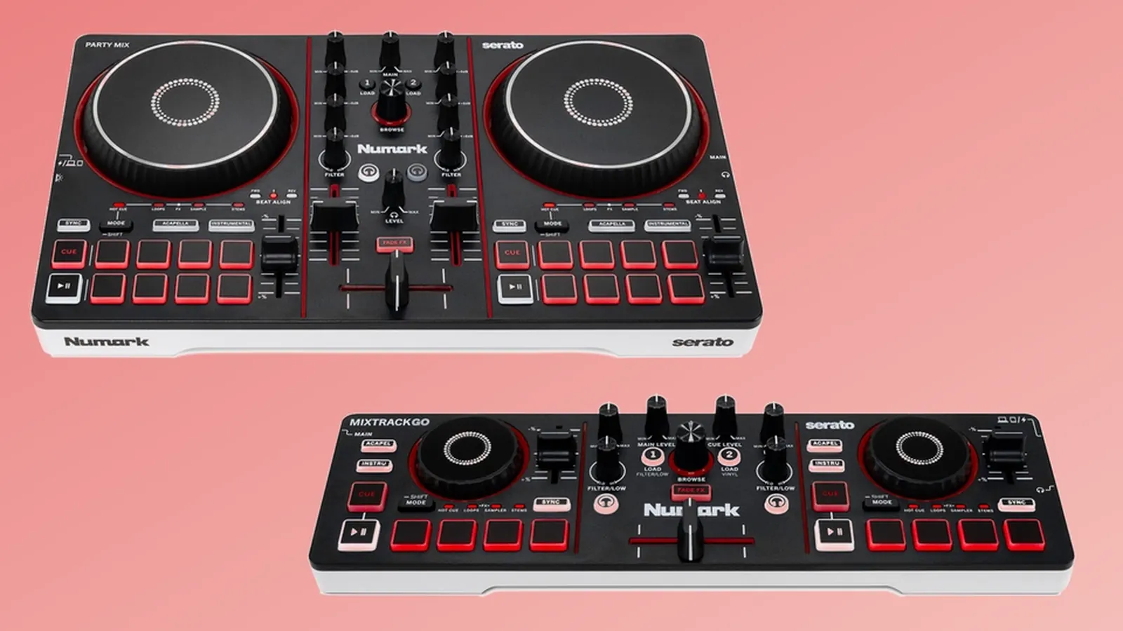 Numark Party Mix III y MixTrack Go, las dos nuevas controladoras de iniciación de Numark